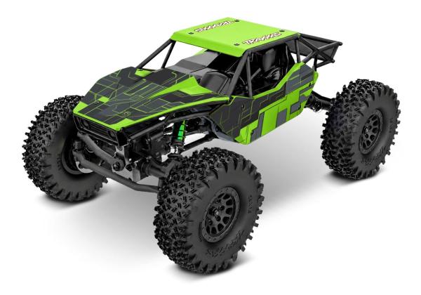 TRAXXAS TXC-4M EXTREME CRAWLER 1/18 RTR GRÜN BRUSHLESS, MIT 3S AKKU UND LADEGERÄT