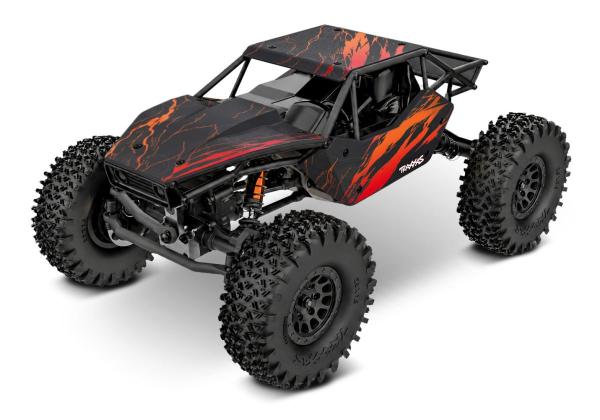 TRAXXAS TXC-4M EXTREME CRAWLER 1/18 RTR ORANGE BRUSHLESS, MIT 3S AKKU UND LADEGERÄT