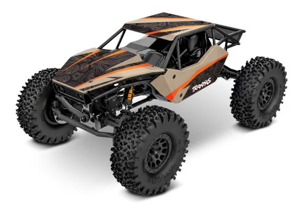 TRAXXAS TXC-4M EXTREME CRAWLER 1/18 RTR TAN BRUSHLESS, MIT 3S AKKU UND LADEGERÄT