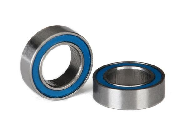 KUGELLAGER 6X10X3MM MIT GUMMIDICHTUNG BLAU (2) TRAXXAS 4TEC 2.0&3.0, SLEDGE