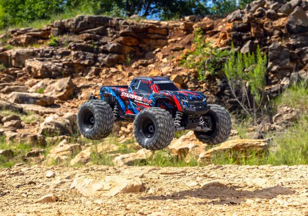 NEU TRAXXAS STAMPEDE 1/10 4X4 STADIUM-TRUCK ROT RTR VX3 BRUSHLESS, HD