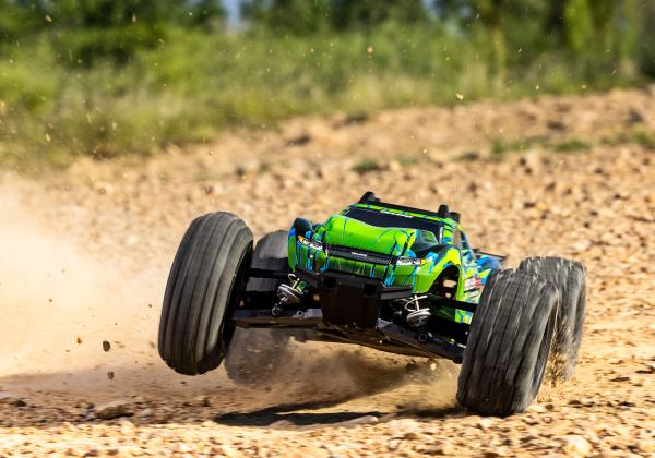 TRAXXAS RUSTLER 1/10 4X4 STADIUM-TRUCK GRÜN RTR VX3 BRUSHLESS, HD