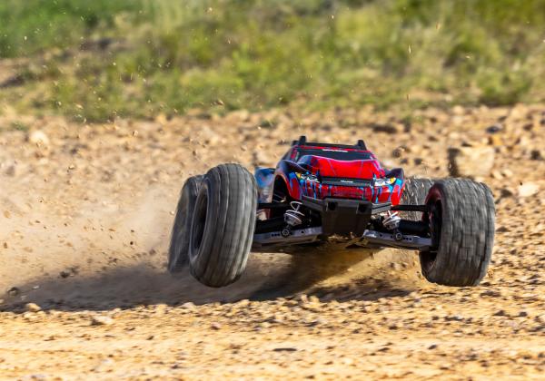 TRAXXAS RUSTLER 1/10 4X4 STADIUM-TRUCK ROT RTR VX3 BRUSHLESS, HD