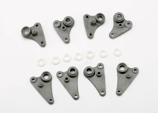 UMLENKHEBEL PROGRESSIV-2 GRAU MIT KUNSTSTOFFLAGER (8) TRAXXAS 1/16 E-REVO