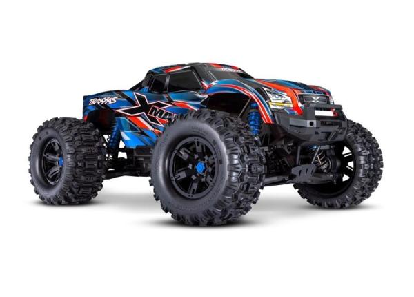 TRAXXAS X-Maxx 4x4 8S VXL blau 1/7 Monster-Truck RTR nP825 Brushless, inkl. Metallgetriebe-Servo, ohne Akku/Ladegerät