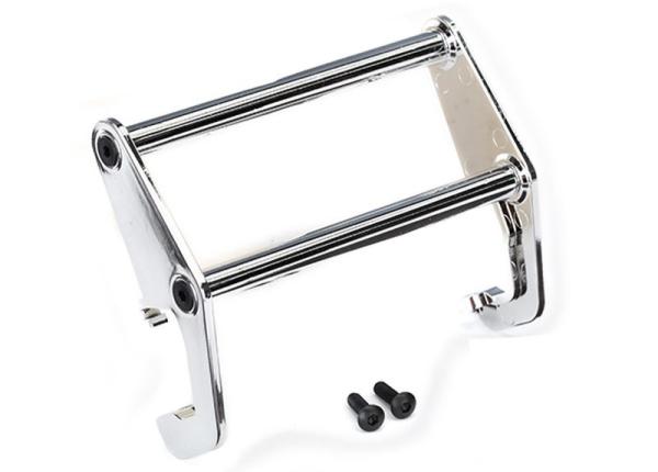 STOSSSTANGE CHROM (PASSEND FÜR TRX8069 BUMPER) TRAXXAS TRX-4 DEFENDER, BRONCO