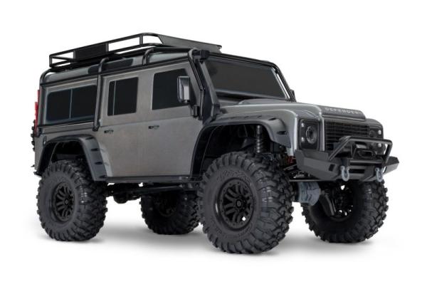 TRAXXAS TRX-4 LR DEFENDER SILBER 1/10 CRAWLER RTR BRUSHED, CLIPLESS, OHNE AKKU UND LADEGERÄT