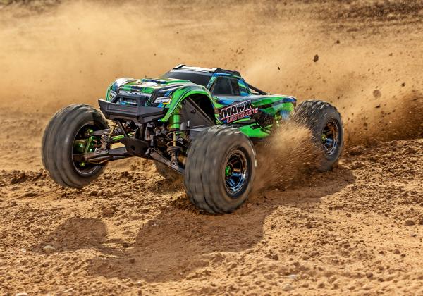 TRAXXAS MAXX ULTIMATE 4X4 GRÜN 1/10 MONSTER-TRUCK RTR BRUSHLESS, OHNE AKKU UND LADEGERÄT