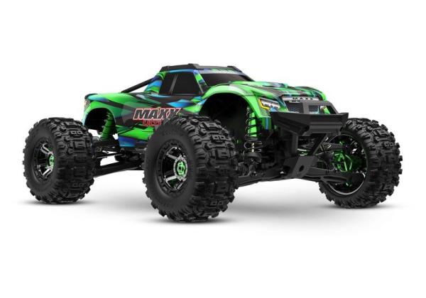 TRAXXAS MAXX ULTIMATE 4X4 GRÜN 1/10 MONSTER-TRUCK RTR BRUSHLESS, OHNE AKKU UND LADEGERÄT