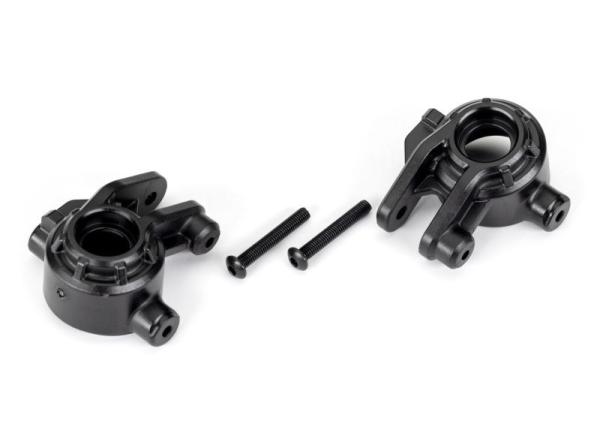 EXTREME HEAVY DUTY LENKHEBEL SCHWARZ L/R MIT KLEINTEILE TRAXXAS 4X4 HOSS, RUSTLER, SLASH (FÜR TRX9080 KIT)