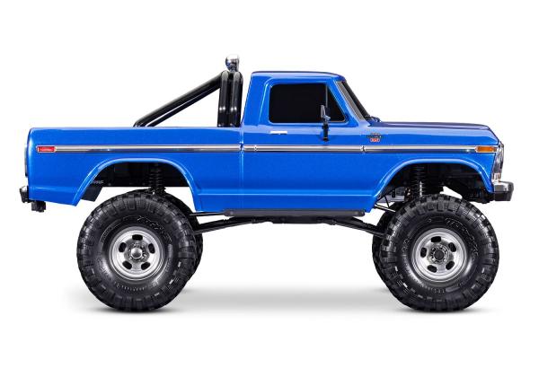 TRAXXAS TRX-4 79 FORD F150 HIGH-TRAIL 1/10 CRAWLER RTR BLAU BRUSHED, OHNE AKKU UND LADEGERÄT