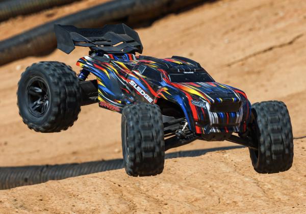 TRAXXAS SLEDGE 4X4 BELTED BLAU 1/8 MONSTER-TRUCK RTR BRUSHLESS, OHNE AKKU/LADEGERÄT