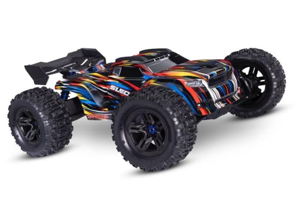 TRAXXAS SLEDGE 4X4 BELTED BLAU 1/8 MONSTER-TRUCK RTR BRUSHLESS, OHNE AKKU/LADEGERÄT