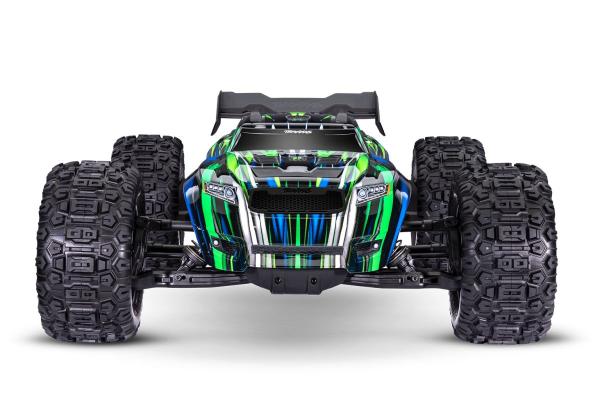 TRAXXAS SLEDGE 4X4 BELTED GRÜN 1/8 MONSTER-TRUCK RTR BRUSHLESS, OHNE AKKU/LADEGERÄT