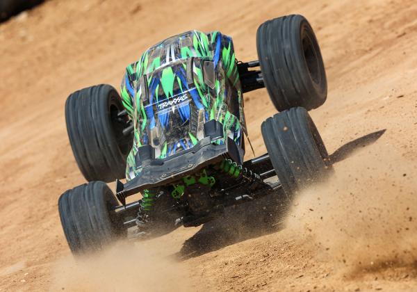 TRAXXAS SLEDGE 4X4 BELTED GRÜN 1/8 MONSTER-TRUCK RTR BRUSHLESS, OHNE AKKU/LADEGERÄT