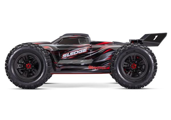 TRAXXAS SLEDGE 4X4 BELTED ROT 1/8 MONSTER-TRUCK RTR BRUSHLESS, OHNE AKKU/LADEGERÄT