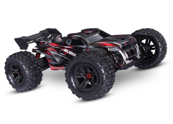 TRAXXAS SLEDGE 4X4 BELTED ROT 1/8 MONSTER-TRUCK RTR BRUSHLESS, OHNE AKKU/LADEGERÄT