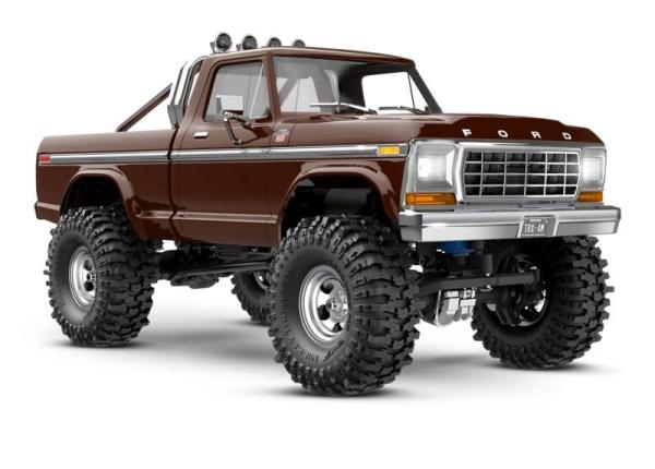 TRX TRX-4M FORD F150 4X4 LIFTED BRAUN 1/18 CRAWLER RTR BRUSHED, MIT AKKU UND USB LADEGERÄT