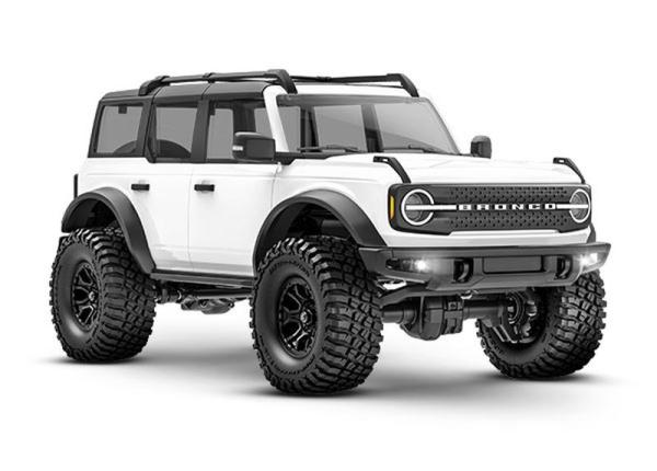TRAXXAS TRX-4M FORD BRONCO 4X4 WEISS 1/18 CRAWLER RTR BRUSHED, MIT AKKU UND USB LADEGERÄT