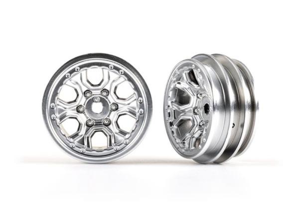 Felgen 1.0 satin-chrom (2) TRAXXAS TRX-4M