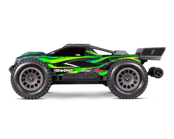 TRAXXAS MINI-XRT V2 3S-POWER 4X4 GRÜN 1/16 MONSTER-TRUCK RTR BRUSHLESS, HD-TEILE, MIT 2S LIPO/LADER