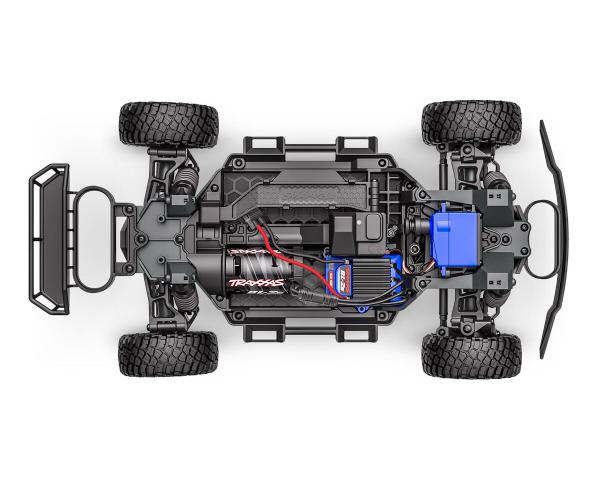 TRAXXAS MINI-SLASH BL-2S 4X4 PINK 1/16 SHORT COURSE RTR BRUSHLESS, HD-TEILE, MIT 2S LIPO/LADER BULK-PROMO