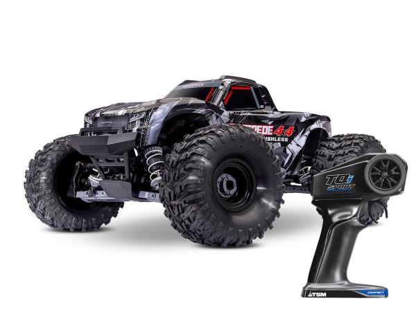 NEU TRAXXAS STAMPEDE 1/10 4X4 STADIUM-TRUCK SCHWARZ RTR VX3 BRUSHLESS, HD