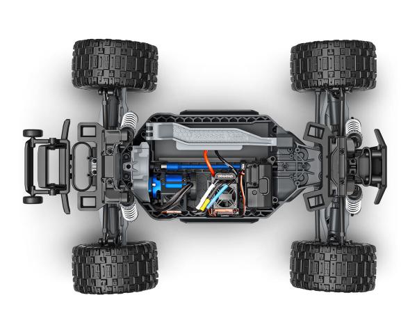TRAXXAS RUSTLER 1/10 4X4 STADIUM-TRUCK PURBLE RTR VX3 BRUSHLESS, HD