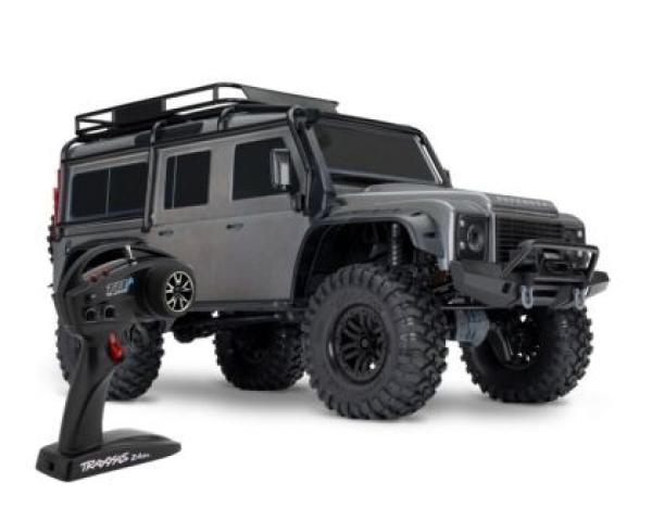TRAXXAS TRX-4 LR DEFENDER SILBER 1/10 CRAWLER RTR BRUSHED, CLIPLESS, OHNE AKKU UND LADEGERÄT