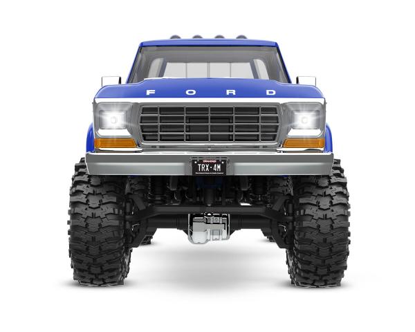 TRX TRX-4M FORD F150 4X4 LIFTED BLAU 1/18 CRAWLER RTR BRUSHED, MIT AKKU UND USB LADEGERÄT