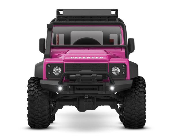 TRAXXAS TRX-4M LR DEFENDER 4X4 PINK 1/18 CRAWLER RTR BRUSHED, MIT AKKU UND USB LADEGERÄT