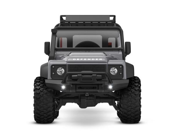 TRAXXAS TRX-4M LR DEFENDER 4X4 SILBER 1/18 CRAWLER RTR BRUSHED, MIT AKKU UND USB LADEGERÄT