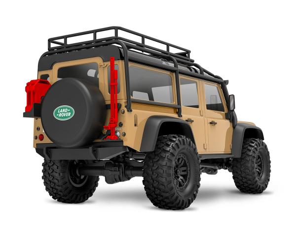 TRAXXAS TRX-4M LR DEFENDER 4X4 TAN 1/18 CRAWLER RTR BRUSHED, MIT AKKU UND USB LADEGERÄT