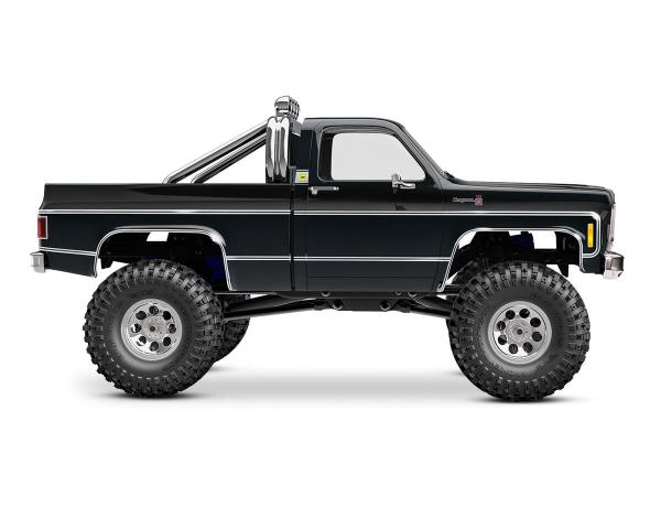 TRAXXAS TRX-4M CHEVY K10 4X4 LIFTED SCHWARZ 1/18 CRAWLER RTR BRUSHED, MIT AKKU UND USB LADEGERÄT