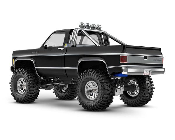 TRAXXAS TRX-4M CHEVY K10 4X4 LIFTED SCHWARZ 1/18 CRAWLER RTR BRUSHED, MIT AKKU UND USB LADEGERÄT