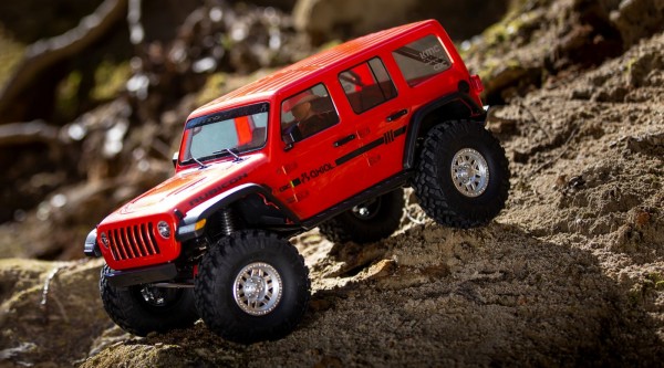 1/10 SCX10 III Jeep JLU Wrangler with Portals RTR, Orange (AXI03003T2)