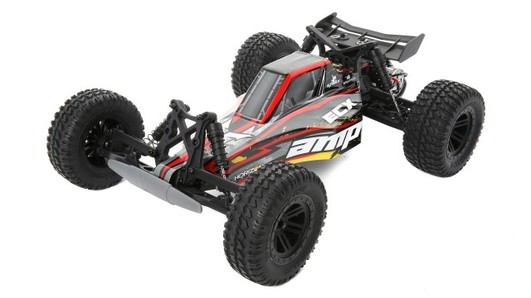 ECX AMP MT 1:10 2WD Monster Truck schwarz / gelb RTR INT