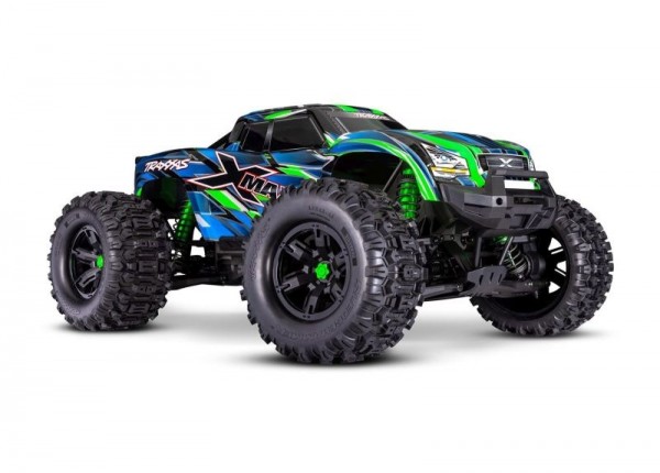 TRAXXAS X-MAXX 4X4 VXL GRÜN 1/7 MONSTER-TRUCK RTR BRUSHLESS, OHNE AKKU UND LADEGERÄT 8S BELTED