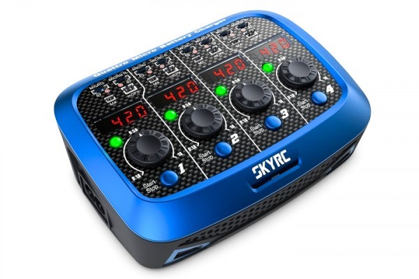 SkyRC Quattro Micro Ladegerät AC/DC 4x1s LiPo 1A