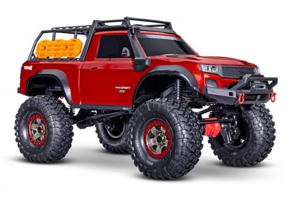 TRAXXAS TRX-4 SPORT HIGH TRAIL M-ROT 1/10 SCALE-CRAWLER BRUSHED, OHNE AKKU UND LADER+G