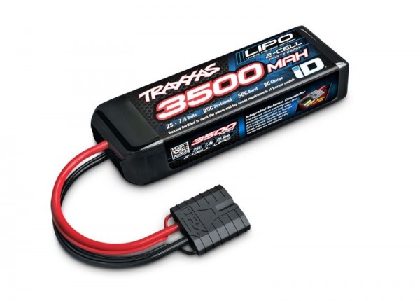 LiPo Power Cell 3500mAh 7,4V 2s 25C TRAXXAS mit ID-Stecker (L110xB35xH22mm)
