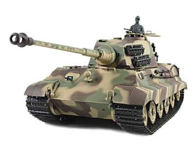 Königstiger Henschel Turm, R&S 2,4 GHz, Metallgetriebe/QC