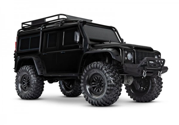 NEU TRAXXAS TRX-4 LR DEFENDER 4X4 SCHWARZ RTR O. AKKU/LADER 1/10 4WD SCALE-CRAWLER BRUSHED
