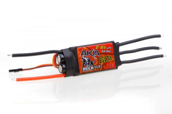 Rockamp Akia 60A Brushless Regler 2-6S Lipo 5A SBEC