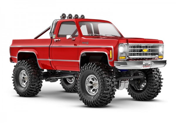 NEU TRAXXAS TRX-4M CHEVY K10 4X4 LIFTED ROT 1/18 CRAWLER RTR BRUSHED, MIT AKKU UND USB LADEGERÄT ONL