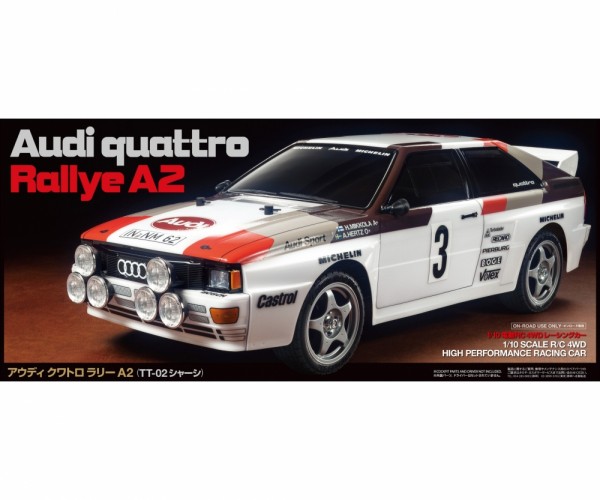 AUDI QUATTRO RALLY A2 1/10 TT-02 KIT