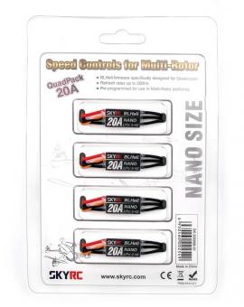 SkyRC Multicopter Regler Set 20A (4 Stk)
