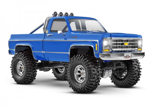 NEU TRAXXAS TRX-4M CHEVY K10 4X4 LIFTED BLAU 1/18 CRAWLER RTR BRUSHED, MIT AKKU UND USB LADEGERÄT ON