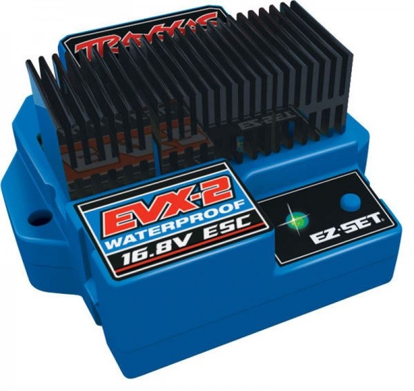 EVX-2 FAHRTENREGLER, WASSERDICHT TRAXXAS (FÜR 7,2-16,8V/4S, LIMIT 10T/540 ODER 12T/550)