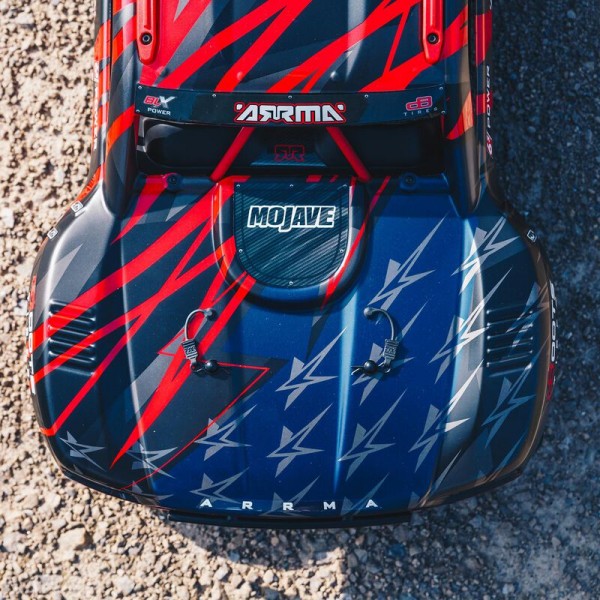 1/7 MOJAVE 6S V2 4WD BLX Desert Truck with Spektrum Firma RTR, Red/Black